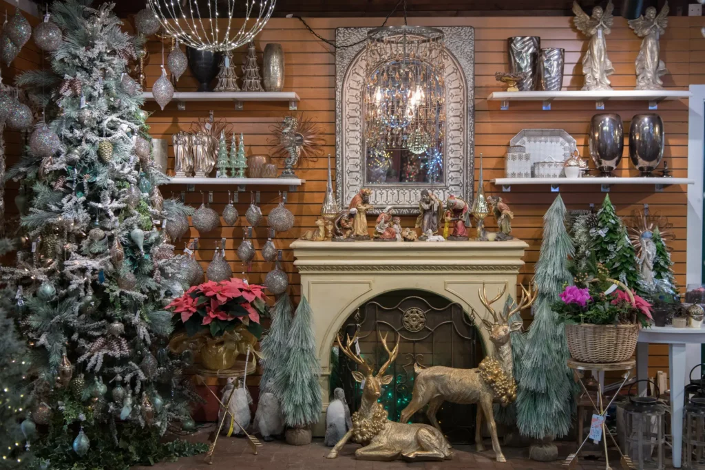 Christmas-Fireplace-Display